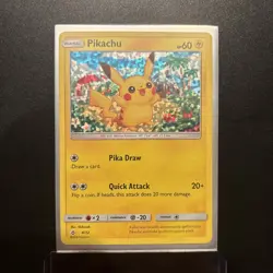 McDonald's Pikachu Holo Pokemon Card 2018 4/12 Promos, LP Condition - Image 1
