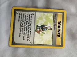 Pokemon Trader Base Set Trainer 77/102 Rare Card - Image 1