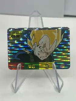 Dragon Ball Z Carddass No.57 Vegeta Prism Rare Bandai Japan 1992 MICRO CARD - Image 1