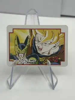 Dragon Ball Z Carddass No.57 Vegeta Prism Rare Bandai Japan 1992 MICRO CARD - Image 2