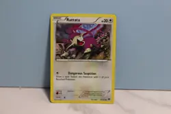 POKEMON - RATTATA 87/122 COMMON CARD - BREAKPOINT SET - M/NM - Image 1