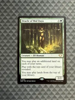 MTG Oracle of Mul Daya #0102 Rare Commander: Edge of Eternities (EOC) - Image 1