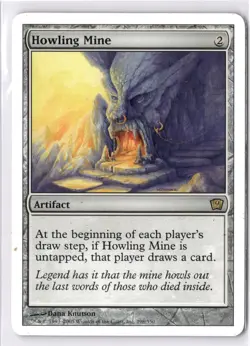 Howling Mine LP* 9th Ninth Edition ENGLISH 298/350 mtg -UnltdCards - Image 1