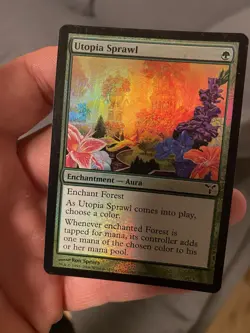 Magic The Gathering Dissension Utopia Sprawl #99/180 Foil MTG TCG CCG - Image 2