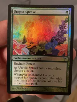 Magic The Gathering Dissension Utopia Sprawl #99/180 Foil MTG TCG CCG - Image 4