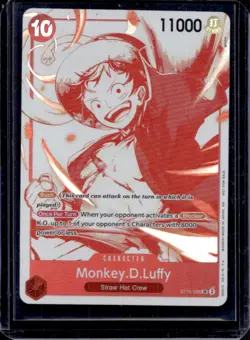 2025 One Piece 3rd Anniversary Treasure Monkey.D.Luffy Promo Super Rare #ST10006 - Image 1