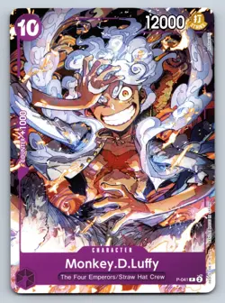 Monkey.D.Luffy (P-041) PR Normal Starter Deck 18 NM - One Piece - Image 1