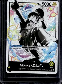 2026 One Piece Starter Deck Egghead Monkey D Luffy Alt Art #ST29-001 - Image 1