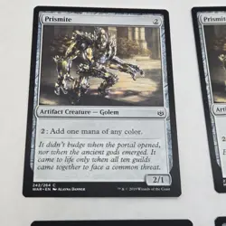 4x Prismite Playset MtG LP WAR/M20 Mixed Set Light Play - Image 3
