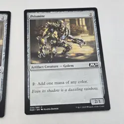 4x Prismite Playset MtG LP WAR/M20 Mixed Set Light Play - Image 4