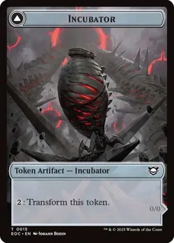 Phyrexian | Incubator Double Sided Token [Edge of Eternities] MTG - Image 2