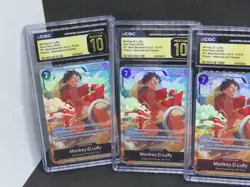 5 2025 ONE PIECE MONKEY D. LUFFY P-075 PROMO ALTERNATE ART CGC 10 PRISTINE A PT - Image 2