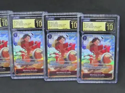 5 2025 ONE PIECE MONKEY D. LUFFY P-075 PROMO ALTERNATE ART CGC 10 PRISTINE A PT - Image 3