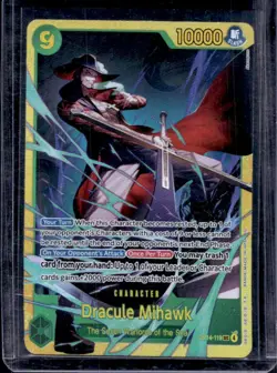 2026 One Piece Azure Sea's Seven Dracule Mihawk Secret Rare #OP14-119 - Image 1