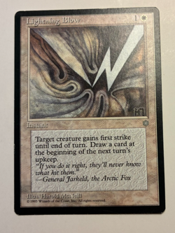 Mtg Ice Age Lighting Blow LP Rare - Image 1