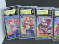 6 2025 ONE PIECE JP MINI-TIN VOL. 2 PROMO LOT NAMI NICO CGC 10 PRISTINE A PT - Image 2