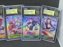 6 2025 ONE PIECE JP MINI-TIN VOL. 2 PROMO LOT NAMI NICO CGC 10 PRISTINE A PT - Image 4