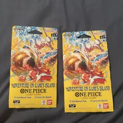 2 One Piece TCG OP-15 Adventure on Kami's Island Sleeved Booster Pack English - Image 1
