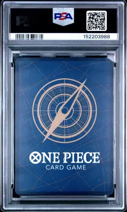 2025 ONE PIECE JAPANESE OP14-THE AZURE SEA'S SEVEN #049 JINBE PSA 10 - Image 2