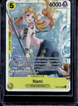 2026 One Piece Heroines Edition Nami Super Rare #EB03-053 - Image 1