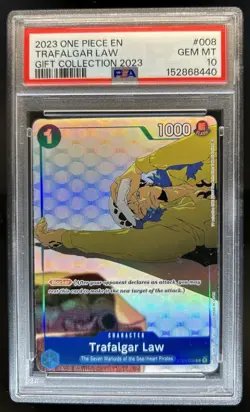 2023 One Piece Gift Trafalgar Law #ST03-008 PSA 10 GEM MINT - Image 1