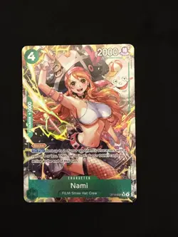 One Piece TCG Nami OP14-031 Alt Art SR The Azure Sea’s Seven English OP14 TCG - Image 1