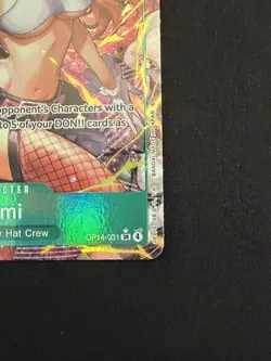 One Piece TCG Nami OP14-031 Alt Art SR The Azure Sea’s Seven English OP14 TCG - Image 3