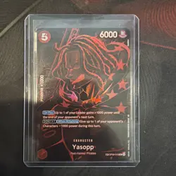 Yasopp (SP) Legacy of the Master Rare tcg #OP09-013 - Image 1