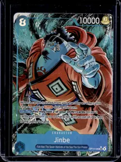 2026 One Piece Azure Sea's Seven Jinbe Super Rare #OP14-049 - Image 1