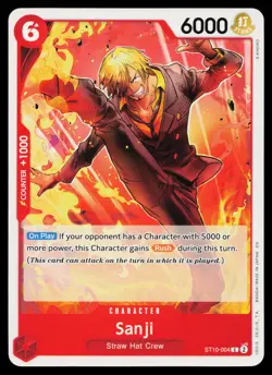 Sanji - ST10-004 ST10-004 Learn Together Deck Set One Piece Near Mint - Image 1