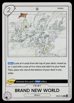 BRAND NEW WORLD EB02-040 Extra Booster: Anime 25th Collection One Piece NM/M - Image 1