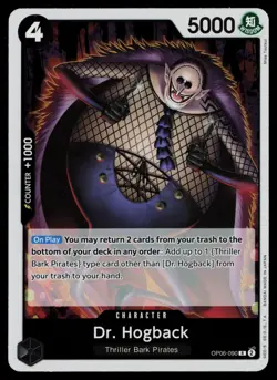 Dr. Hogback OP06-090 Rare Wings of the Captain One Piece Foil Near Mint - Image 1