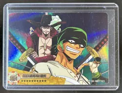 One Piece Japanese Roronoa Zoro and Dracule Mihawk #OP-DH-OM01-021 - Image 1