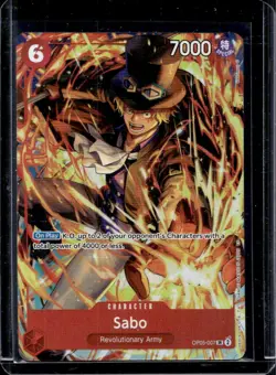 2026 One Piece Illustration Box V5 Promo Sabo #OP05-007 - Image 1