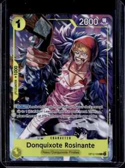 2026 One Piece Illustration Box V6 Promo Donquixote Rosinante Alt Art #OP12-108 - Image 1