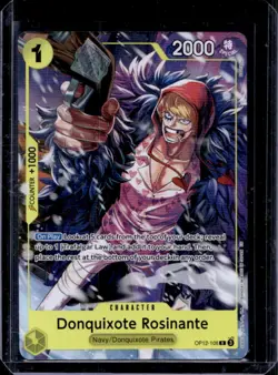 2026 One Piece Illustration Box V6 Promo Donquixote Rosinante Alt Art #OP12-108 - Image 1