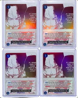 (4) Lot 2022 One Piece If I Bowed Down to Power 3rd Treasure Promos #OP13-057 - Image 1