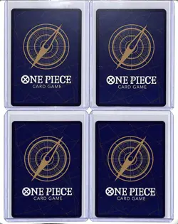 (4) Lot 2022 One Piece If I Bowed Down to Power 3rd Treasure Promos #OP13-057 - Image 2