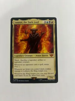 Magic the Gathering Sauron the Dark Lord #224 Lord of the Rings LTR Magic MTG - Image 1