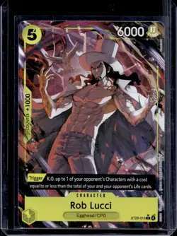 2026 One Piece Starter Deck Egghead Rob Lucci Full Art Foil #ST29-013 - Image 1