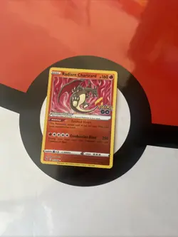 Pokemon TCG Radiant Charizard Holo Card Pokemon Go 011/078 - Image 1