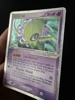 Pokemon TCG Celebi EX Holo Card 17/17 Pop Series 2 MP - Image 3
