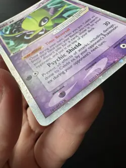 Pokemon TCG Celebi EX Holo Card 17/17 Pop Series 2 MP - Image 5