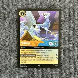 Disney Lorcana Reign of Jafar Perdita 27/204 Super Rare NM Floodborn - Image 1