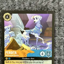 Disney Lorcana Reign of Jafar Perdita 27/204 Super Rare NM Floodborn - Image 3