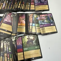 Disney Lorcana Cold Foil Only Card Lot Of 300 Cards - Image 2