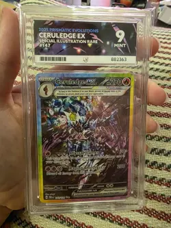 Pokemon TCG Prismatic Evolutions Ceruledge EX 147/131 Special Illustration ACE 9 - Image 1