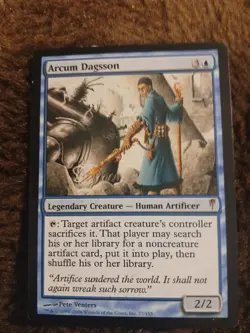 MTG Arcum Dagsson Coldsnap Regular Card - Image 1