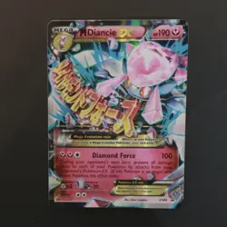 M Diancie EX XY44 Black Star Promo Ultra Rare Holo Pokemon Card - Image 4