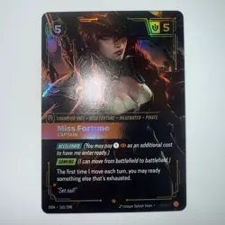 Miss Fortune Captain 162/298 Origins OGN Epic NM Riftbound Champion Card - Image 1